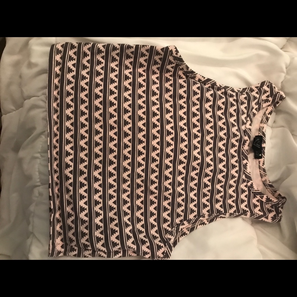 Patterned crop top